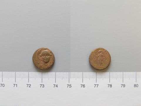 Coin of Antiochus I Soter, Seleucid King, from Magnesia ad Sipylum, Yale University Art Gallery, inv. 1938.6000.1633