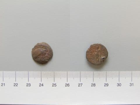 Coin of Hyspaosines I, from Characene, Yale University Art Gallery, inv. 1938.6000.2040