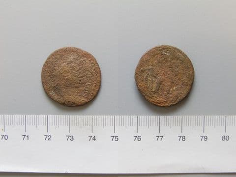 Coin of Mithradates II, from Antioch, Yale University Art Gallery, inv. 1938.6000.1098