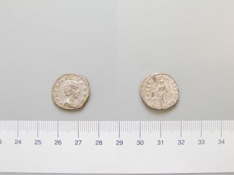 Denarius of Elagabalus, Emperor of Rome, from Rome, Yale University Art Gallery, inv. 1938.6000.510