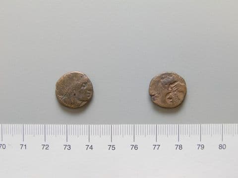 Double of Antiochus I Soter, Seleucid King, from Dura, Yale University Art Gallery, inv. 1938.6000.1072