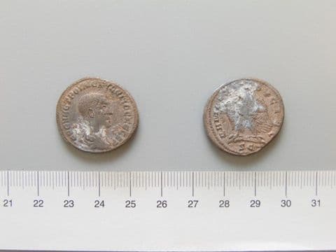 Tetradrachm of Herennius Etruscus, Emperor of Rome, Yale University Art Gallery, inv. 1938.6000.1856