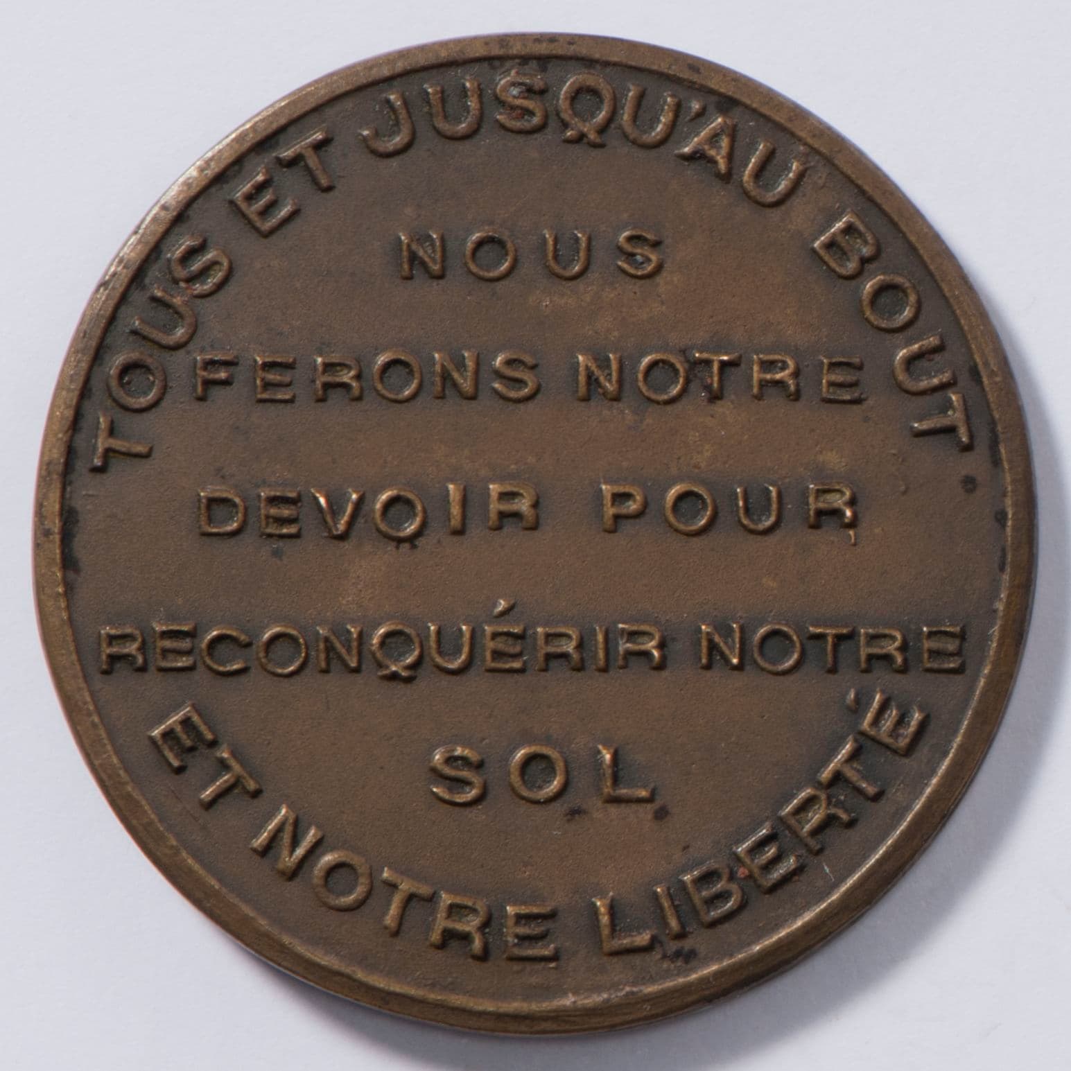 Albert Roi des Belges - Tous et Jusqu'au Bout Nous Ferons Notre Devoir Pour Reconquérir Notre Sol et Notre Liberté