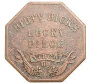 Medal - Dirty Dick’s Lucky Piece (Nassau) - The Bahamas