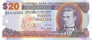 20 Dollars 20 BBD = JPY 1575