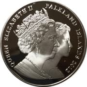 1 Crown - Elizabeth II (Stanley Sports Association; Silver Proof Issue) - Falkland Islands