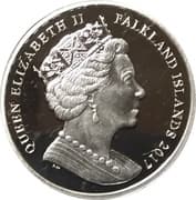 1 Crown - Elizabeth II (House of Windsor - Queen Elizabeth II) - Falkland Islands