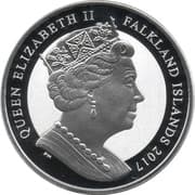1 Crown - Elizabeth II (Britannia) - Falkland Islands