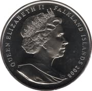 1 Crown - Elizabeth II (Spitfire) - Falkland Islands