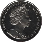 1 Crown - Elizabeth II (Winston Churchill) - Falkland Islands