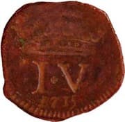 1 Atiá= ¼ Tanga= 15 Réis