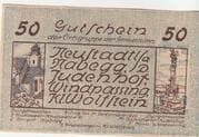 50 Heller (Neustadtl an der Donau, Nabegg, Judenhof, Windpassing, Klein Wolfstein) - Municipalities of Neustadtl an der Donau, Nabegg, Judenhof, Windpassing, and Klein Wolfstein