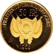 50 Francs 50 XOF = JPY 14