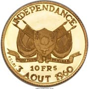 10 Francs 10 XOF = JPY 2.81