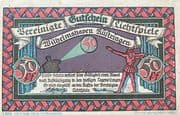 50 Pfennigs (Vereinigte Lichtspiele) - Cities of Wilhelmshaven and Rüstringen