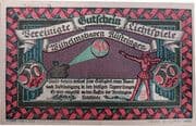 50 Pfennigs (Vereinigte Lichtspiele) - Cities of Wilhelmshaven and Rüstringen